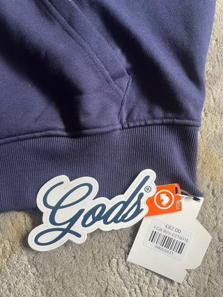 Sudadera Fake Gods Azul FG Cremallera
