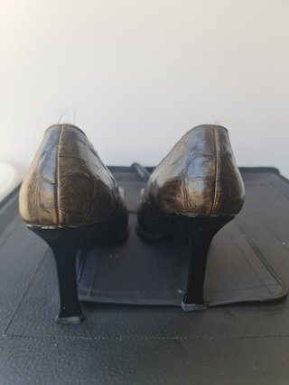 Zapatos Hornet Piel Serpiente Talla 38.5