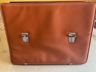 MALETÍN DE TRABAJO VINTAGE MARRON CAMEL