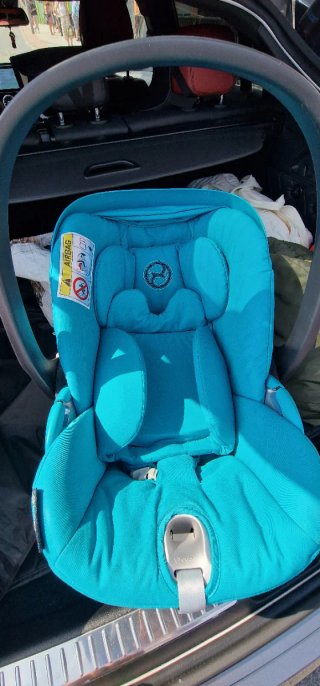 Silla coche portabebes. Cybex grupo 0 +Base isofix