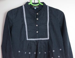 Blusa peplum lunares Trasluz. Talla: 8años