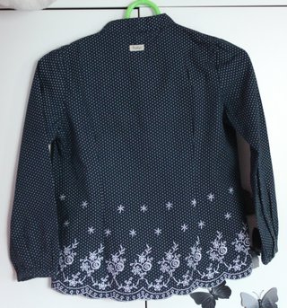 Blusa peplum lunares Trasluz. Talla: 8años