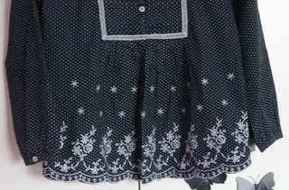 Blusa peplum lunares Trasluz. Talla: 8años