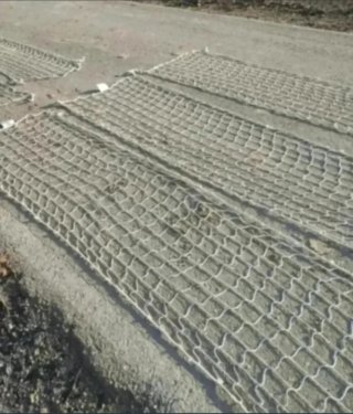 Lote 5 redes seguridad obra 1.1x10m blancas