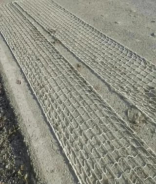 Lote 5 redes seguridad obra 1.1x10m blancas