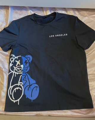 2 Camisetas Negras Los Angeles