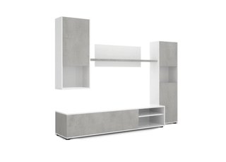 Mueble de salón moderno gris