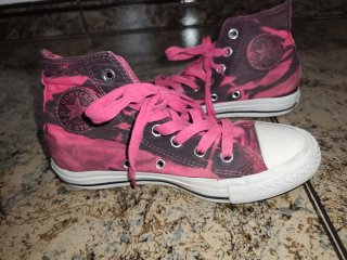 Converse rosas y grises