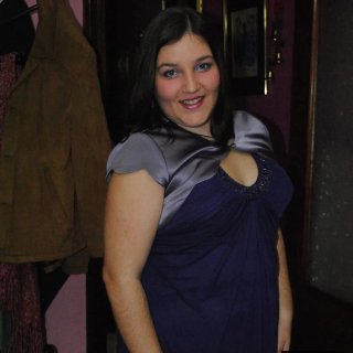Vestido fiesta morado