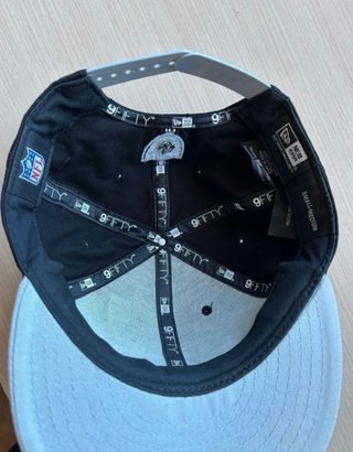 Gorra Oakland Raiders New Era Negra y Gris