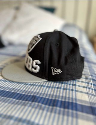 Gorra Oakland Raiders New Era Negra y Gris