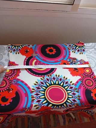 Minivestido retro Mandalas Multicolor Talla M
