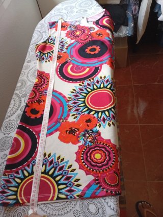 Minivestido retro Mandalas Multicolor Talla M
