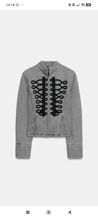 Chaqueta Zara gris