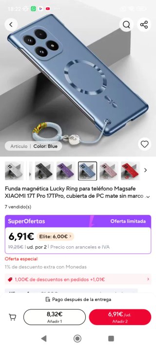 3 Fundas Xiaomi 17t pro Pro Nuevas