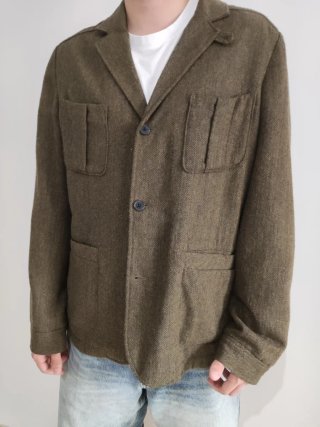 Americana verde casual hombre