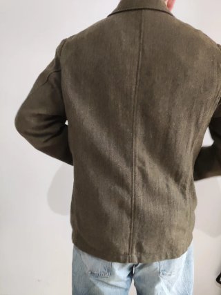 Americana verde casual hombre