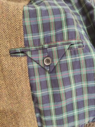 Americana verde casual hombre