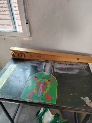 Caja antigua para bastón