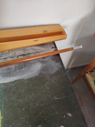 Caja antigua para bastón