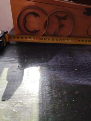 Caja antigua para bastón