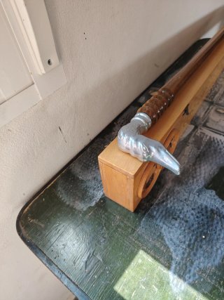 Caja antigua para bastón
