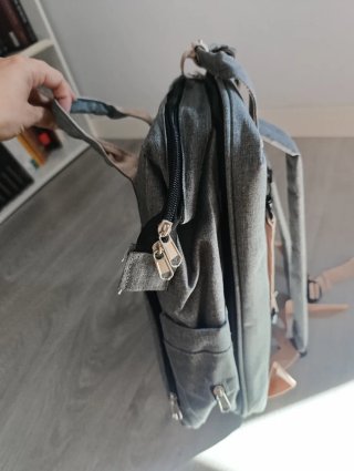 Mochila Maternidad Convertible Cuna USB