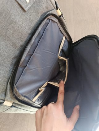 Mochila Maternidad Convertible Cuna USB