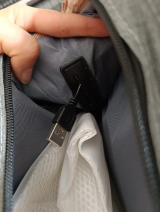 Mochila Maternidad Convertible Cuna USB