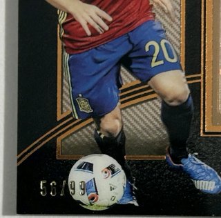Cromo Panini Santi Cazorla Autograph 56/99