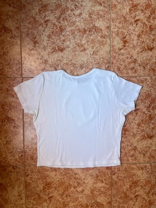 T-Shirt Cat Vintage White - Size S