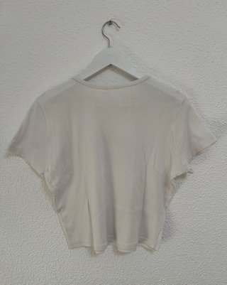 T-Shirt Cat Vintage White - Size S