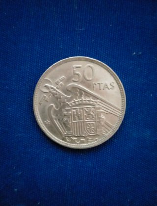 Moneda 50 pts Franco 1957 * 59
