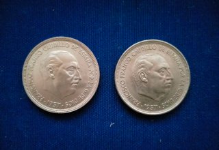Moneda 50 pts Franco 1957 * 59