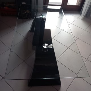 Tavolo da pranzo e Tavolino da salotto in vetro