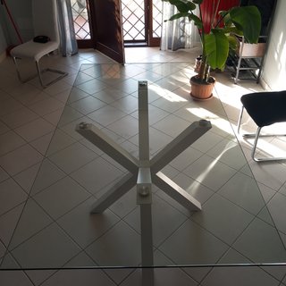 Tavolo da pranzo e Tavolino da salotto in vetro