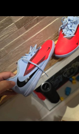 Scarpe Nike Phantom bambino blu e rosse