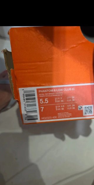 Scarpe Nike Phantom bambino blu e rosse