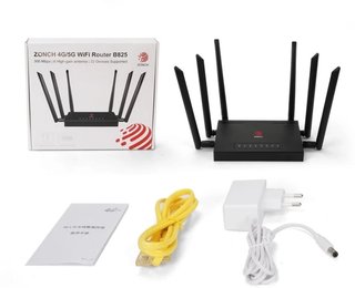 Router ZONCH B825 4G/5G SIM card WiFi  Preto