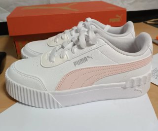 Zapatillas Puma Talla 34.5 Blancas Rosas