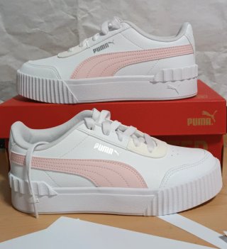 Zapatillas Puma Talla 34.5 Blancas Rosas