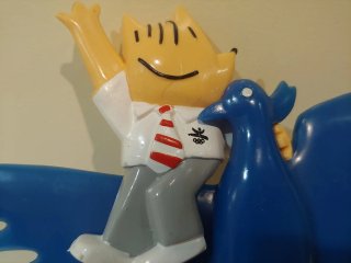 Figura pvc Cobi seguros Fenix olimpiadas 1992