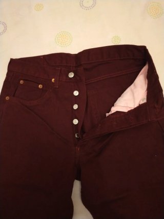 Pantalones Levi's Mujer Rojos
