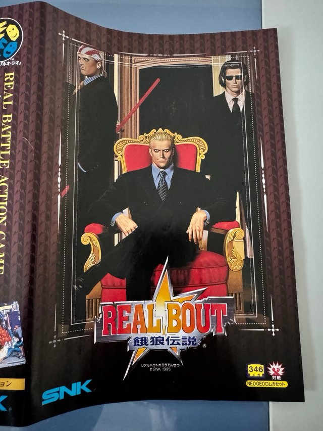 Real Bout Fatal Fury SNK Neo Geo Cartucho