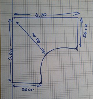 Tavolo da ufficio angolare