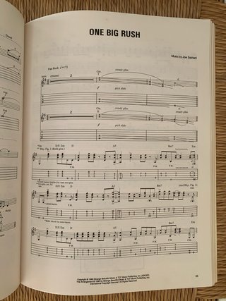 Libro Tablatura Guitarra Joe Satriani