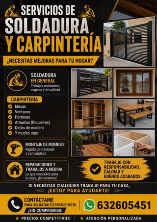 Soldadura y carpinteria