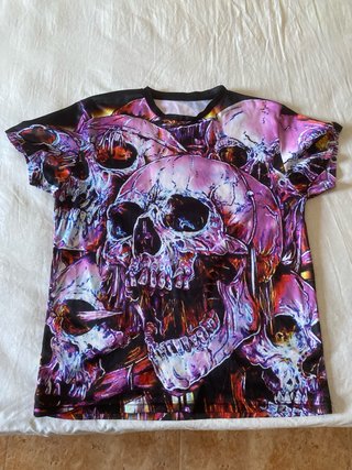 Pack 6 Camisetas Calaveras Talla L (1 o 2 XL)