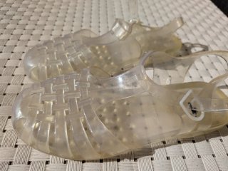 Sandalette trasparenti per bambini taglia 35