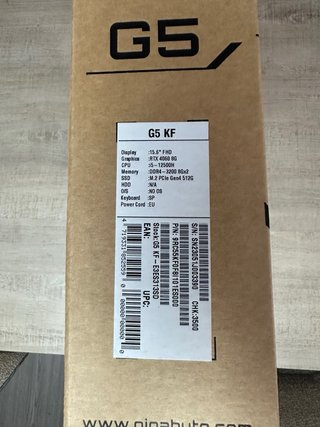 Gigabyte G5 15.6” – Intel Core i5 + RTX 4060